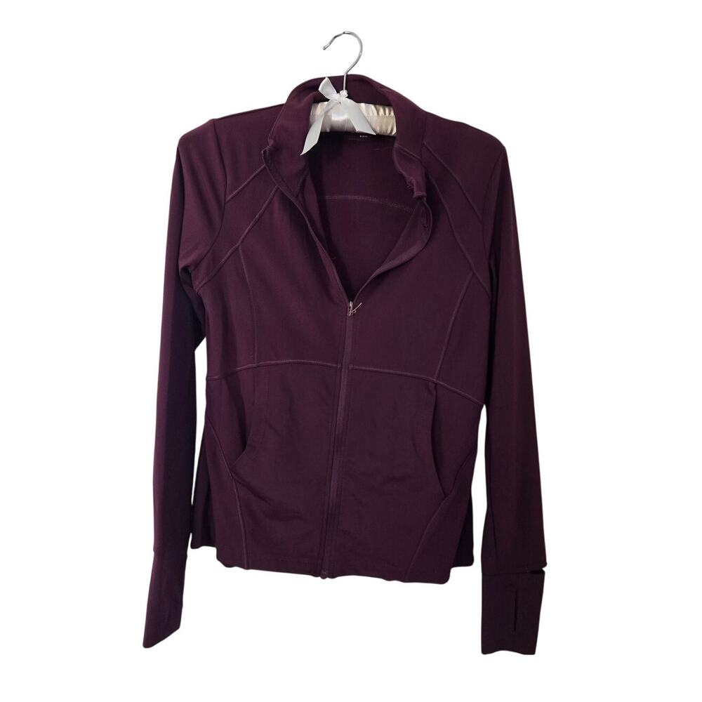 Gorgeous Avia Women's Plum Purple Long Sleeve Full Zip Athletic Jacket | S